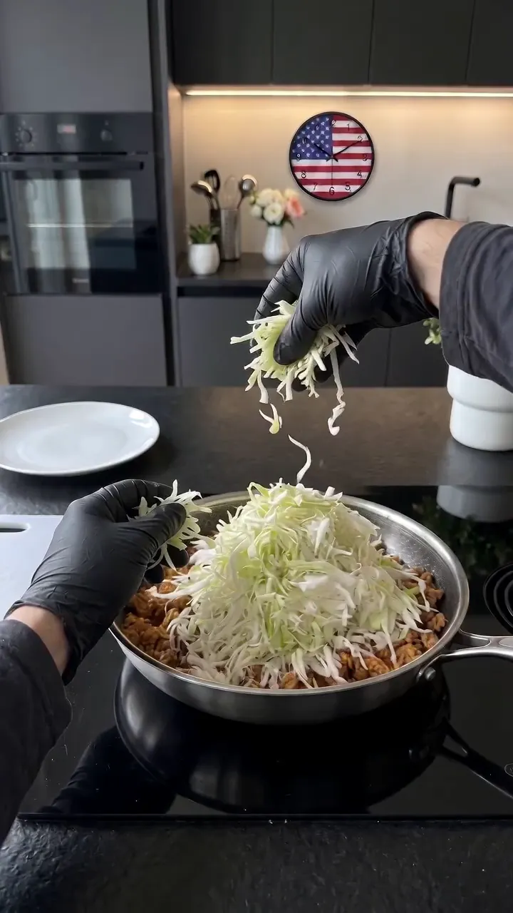 Savory Cabbage & Ground Chicken Skillet – step 4