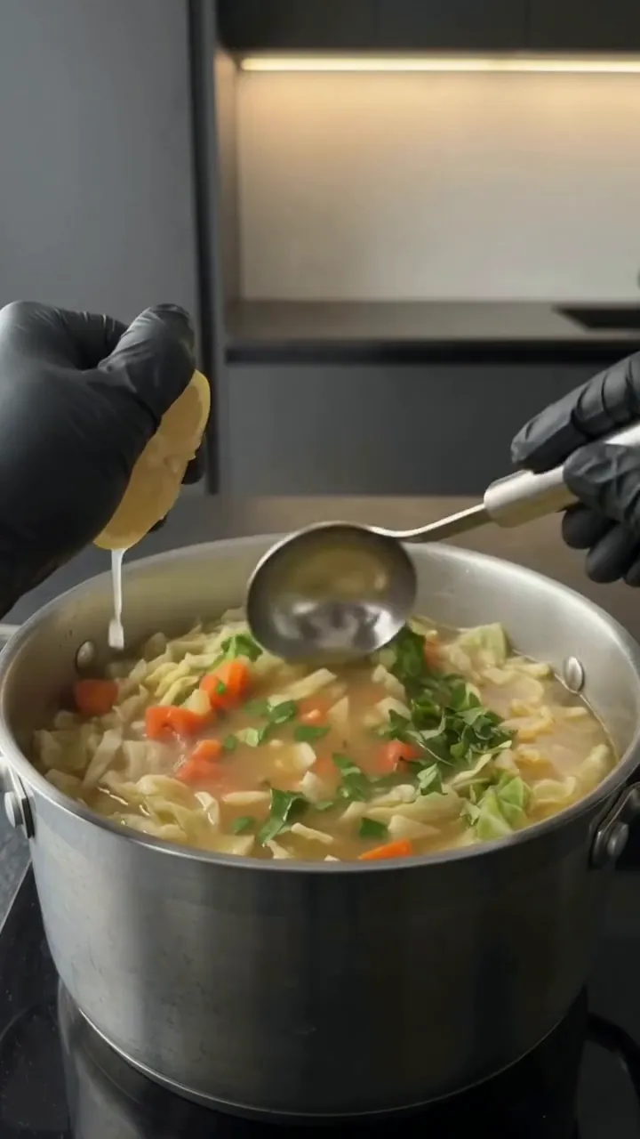 Comforting Homemade Cabbage Soup