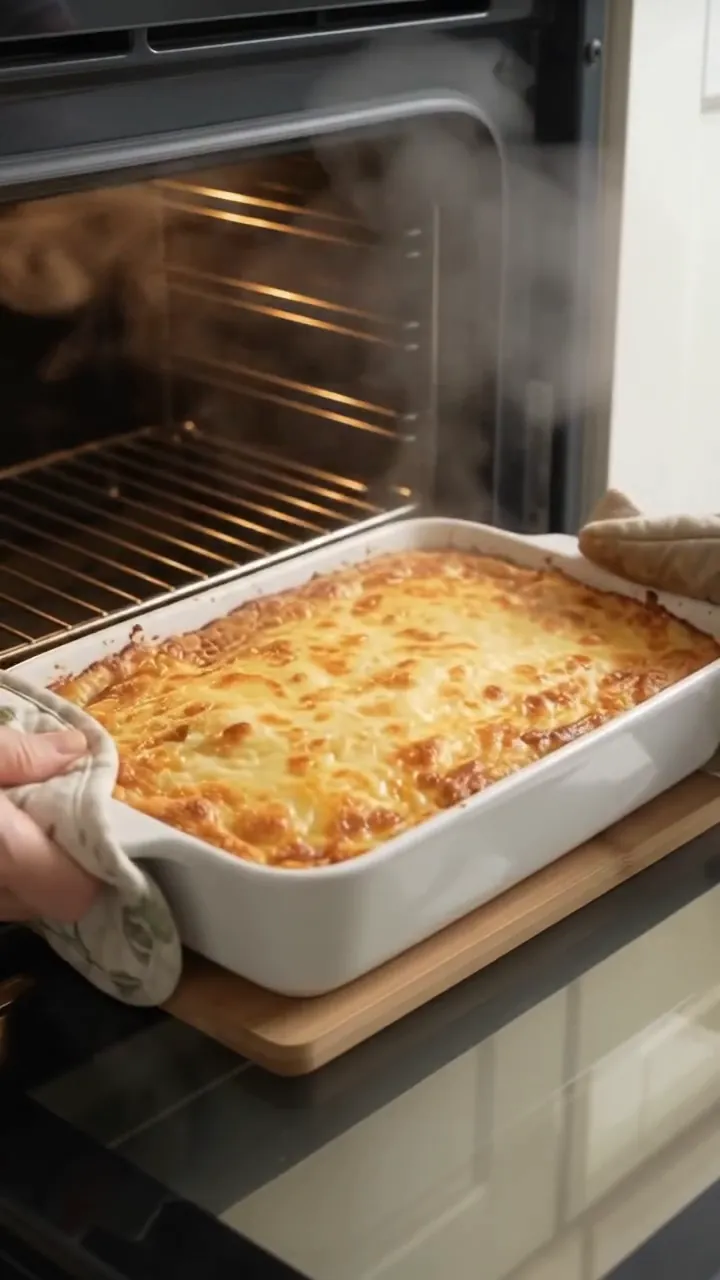 Cheesy Cauliflower Beef Stacks – step 4