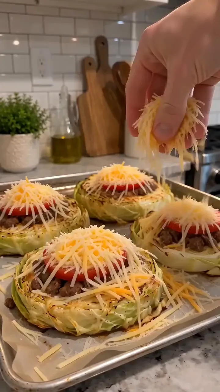 Cheesy Baked Cabbage Steaks – step 4