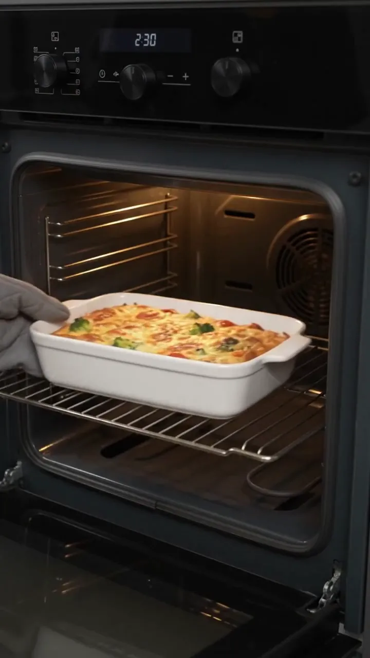 Cheesy Broccoli Meat Stacks – step 4