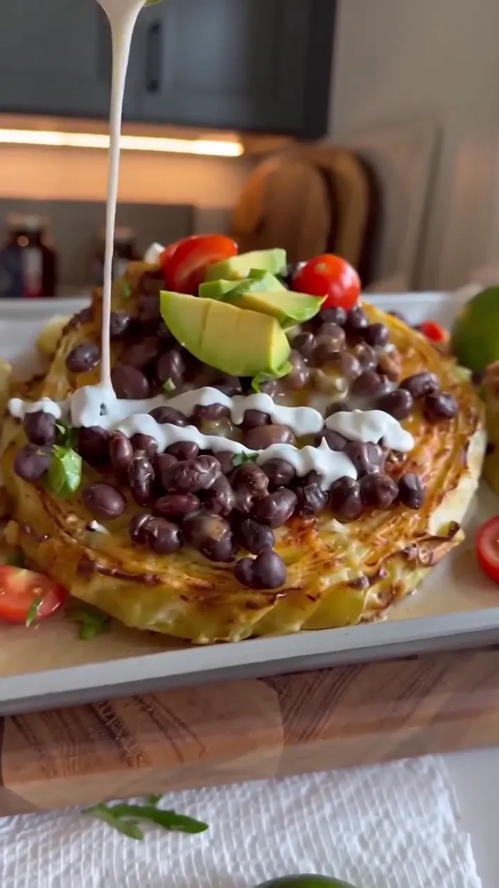 Loaded Taco Cabbage Steaks