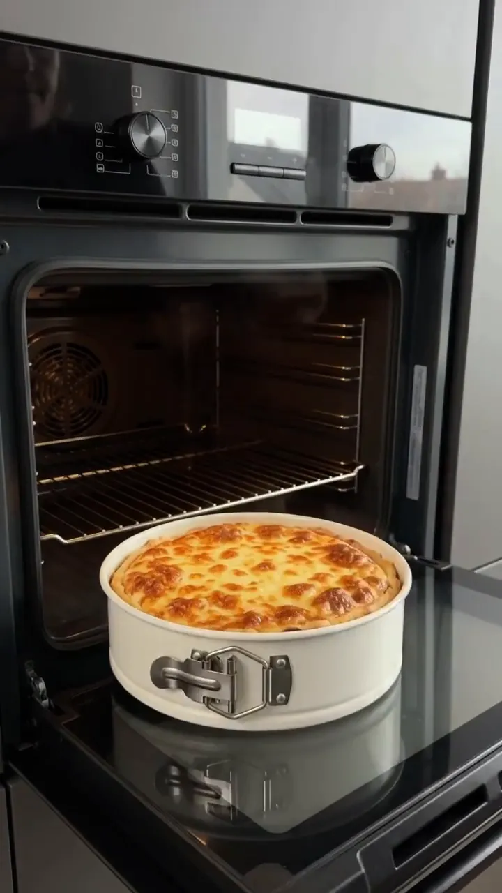 Cheesy Beef and Potato Crust Pie