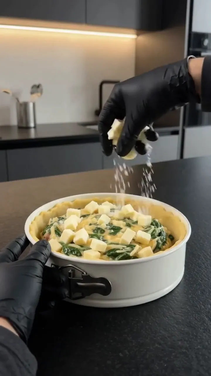 Cheesy Beef and Potato Crust Pie – step 4