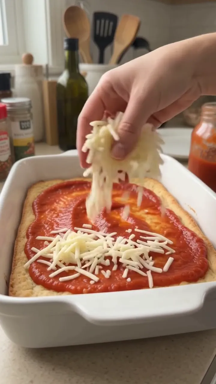 3-Ingredient Cottage Cheese Pizza Crust – step 4