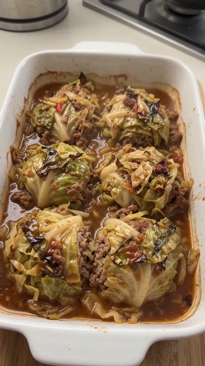 Savory Cabbage and Ground Beef Skillet – preparation