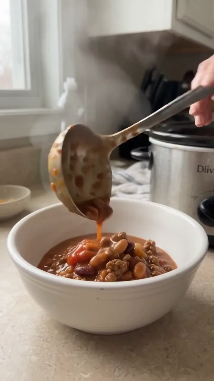 Hearty Slow Cooker Beef and Turkey Chili – step 4