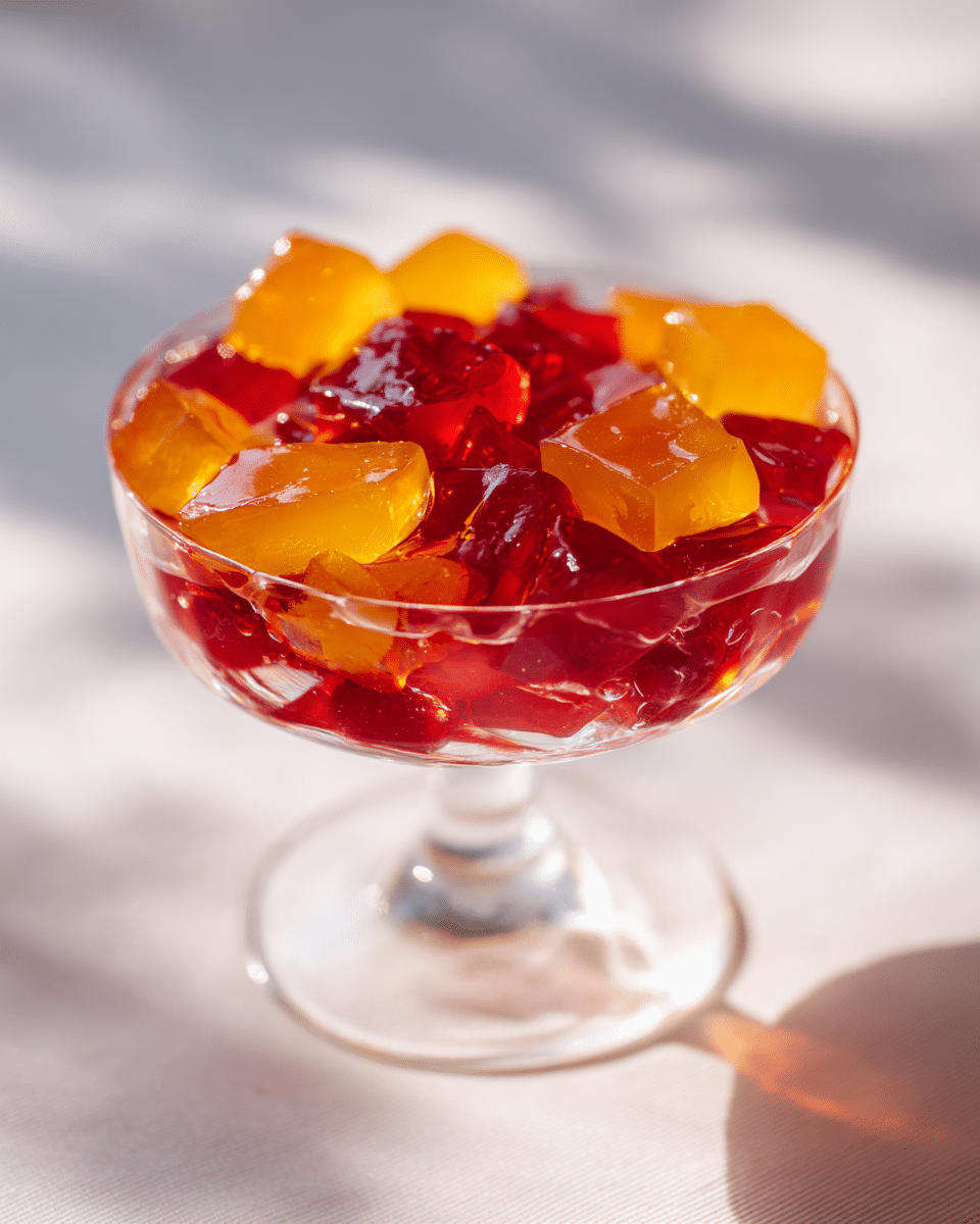Apple Cider Vinegar Blood Orange Jello Trick Recipe