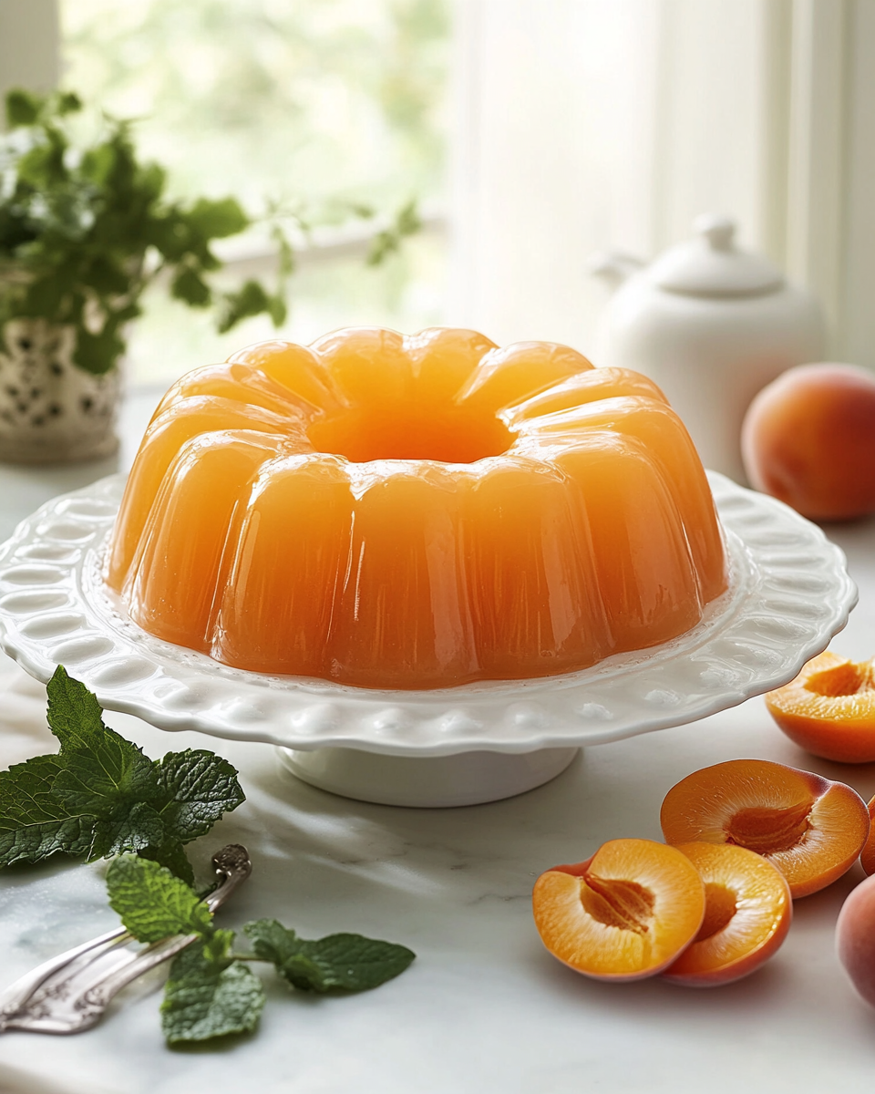 Apricot Jello Mold