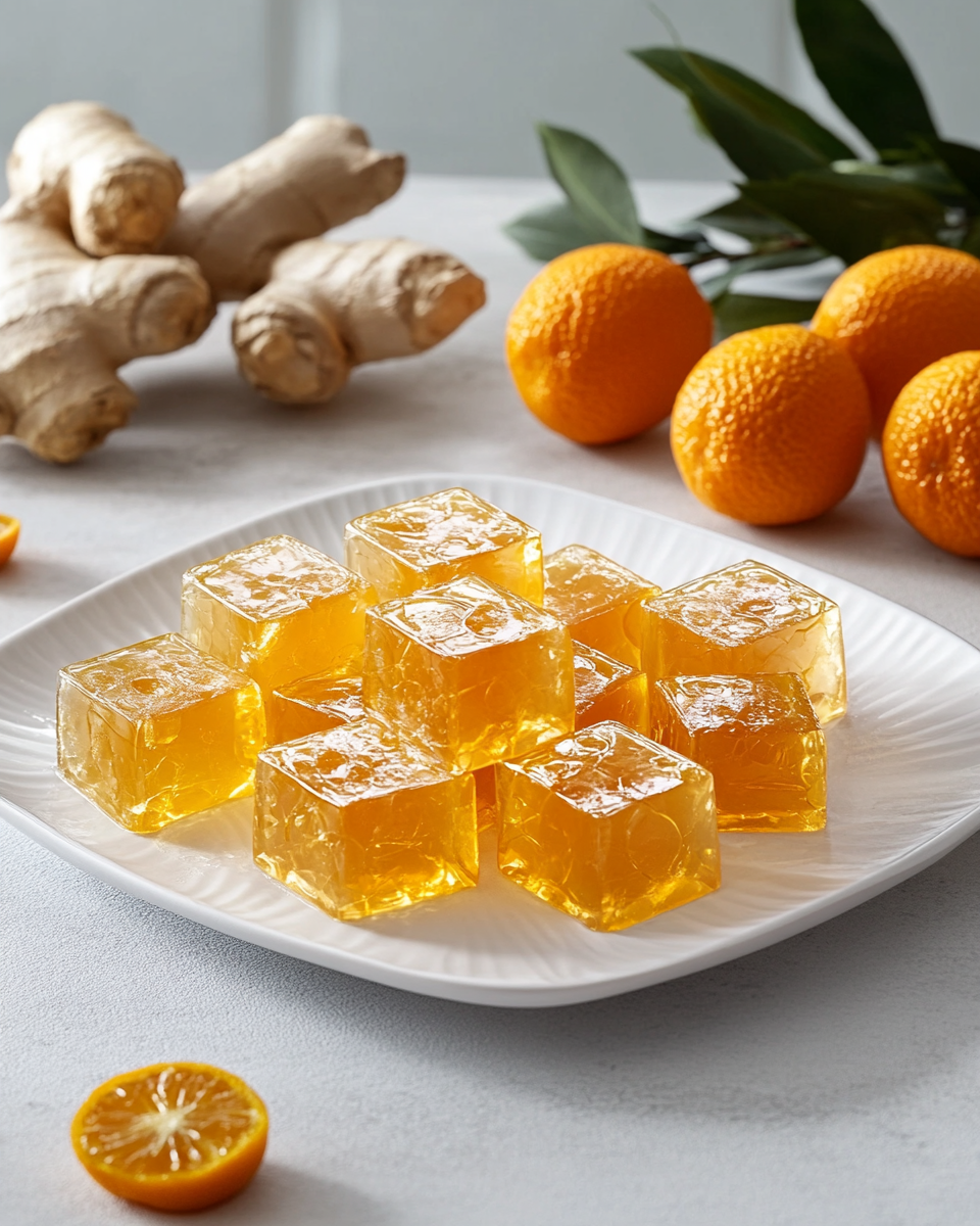 Celebrity Kumquat Ginger Gelatin Recipe Ingredients