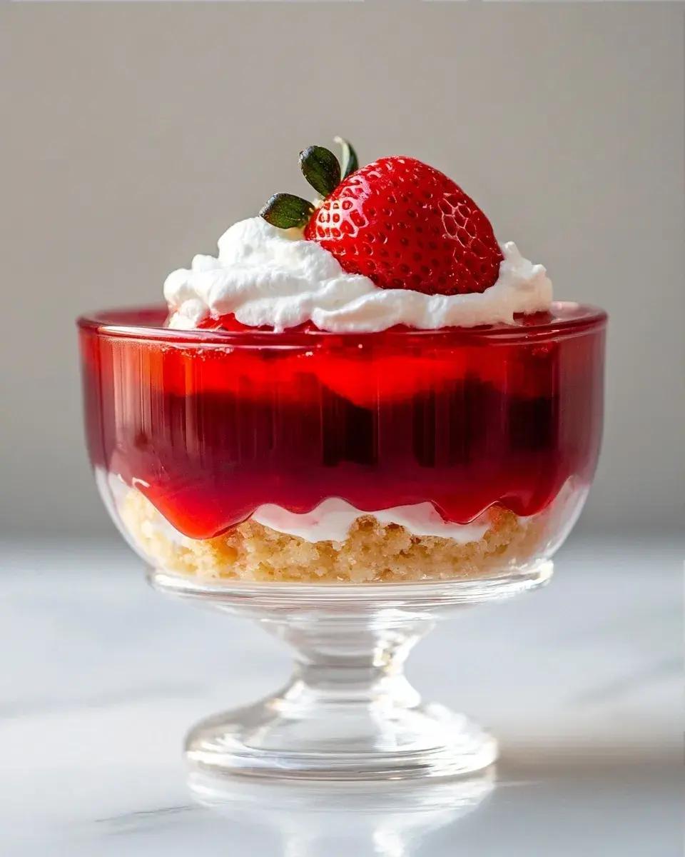 Close-up of cranberry and kiwi gelatin showing fruit texture and gelatin sheen.