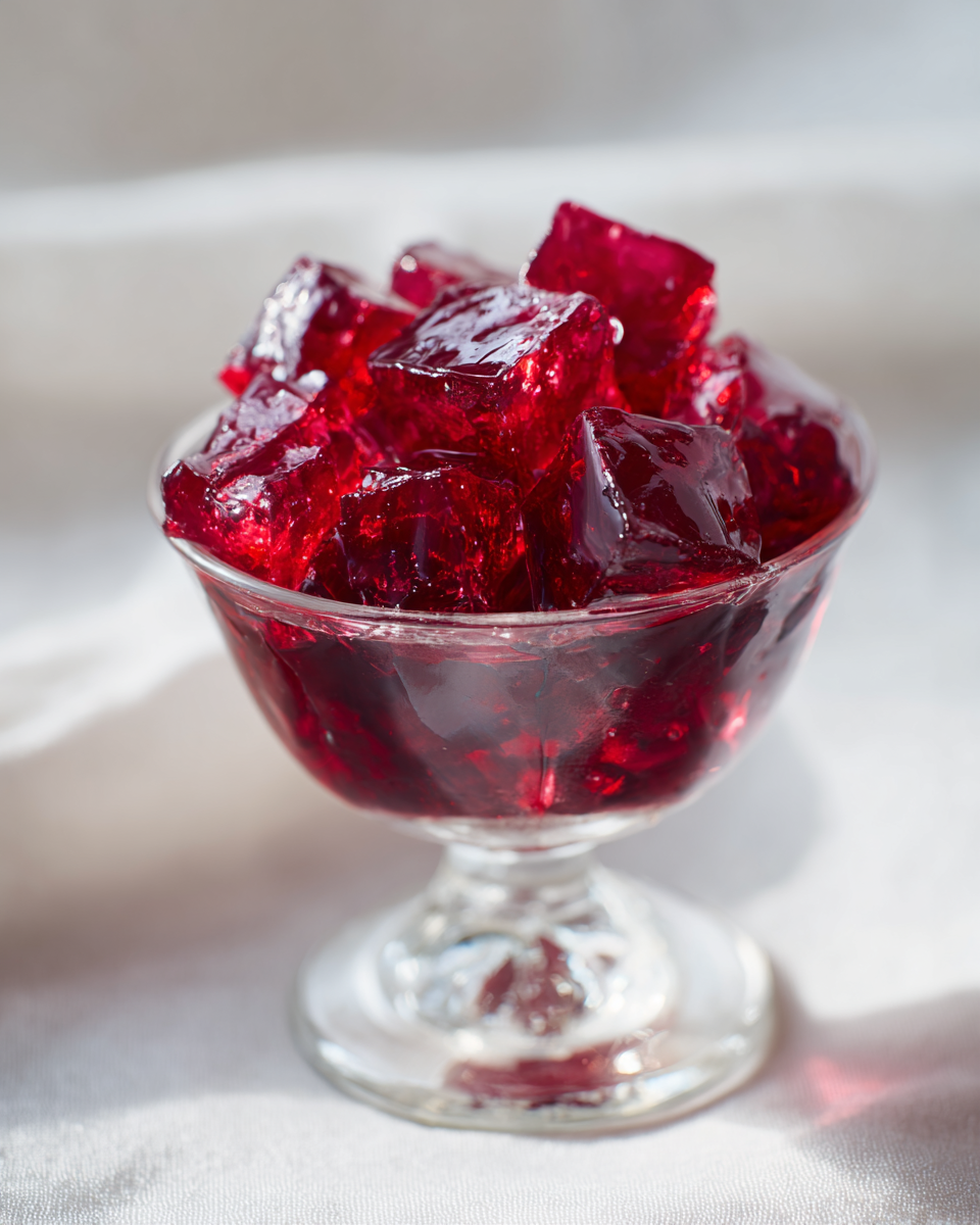 Cranberry Pear Jello Recipe