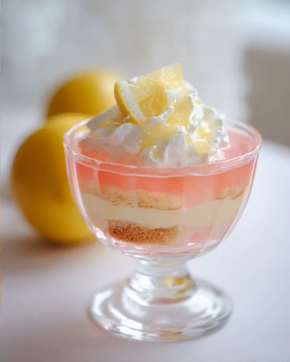 Close-up of gelatin dessert texture