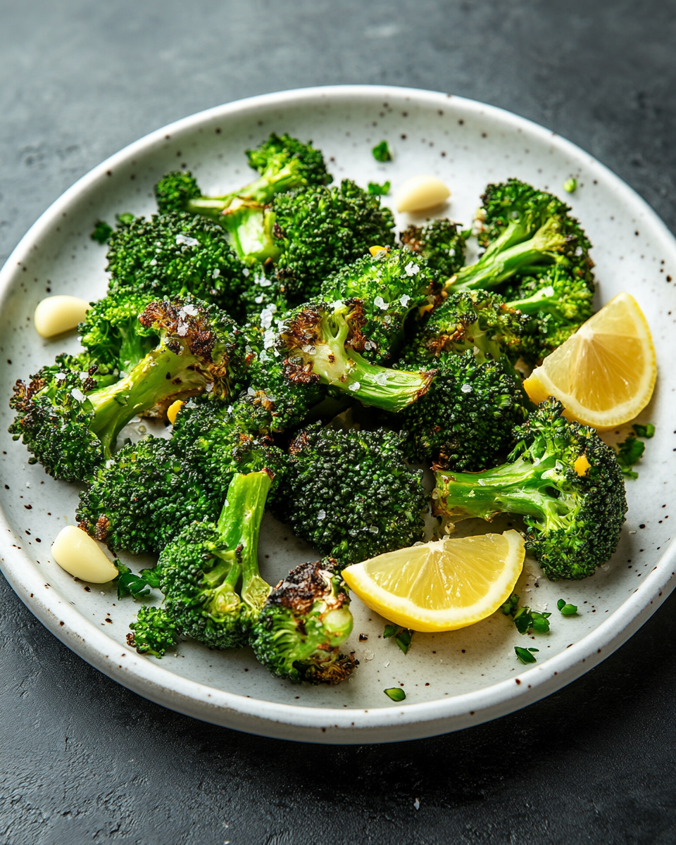 Close-up of broccoli texture