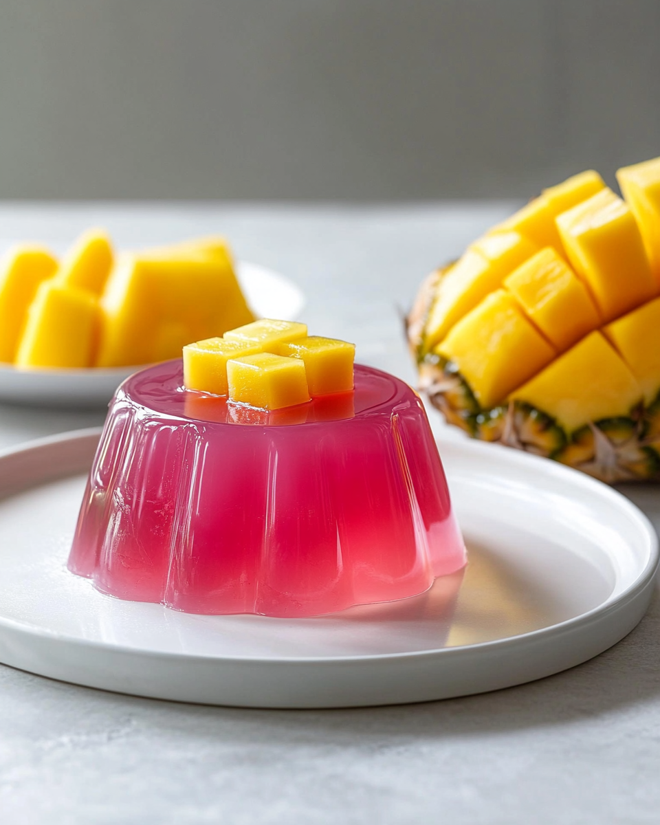Hollywood Pineapple Mango Pink Gelatin Wellness