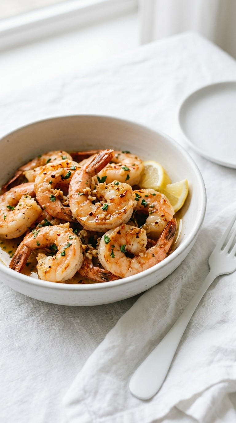 Keto Garlic Butter Shrimp