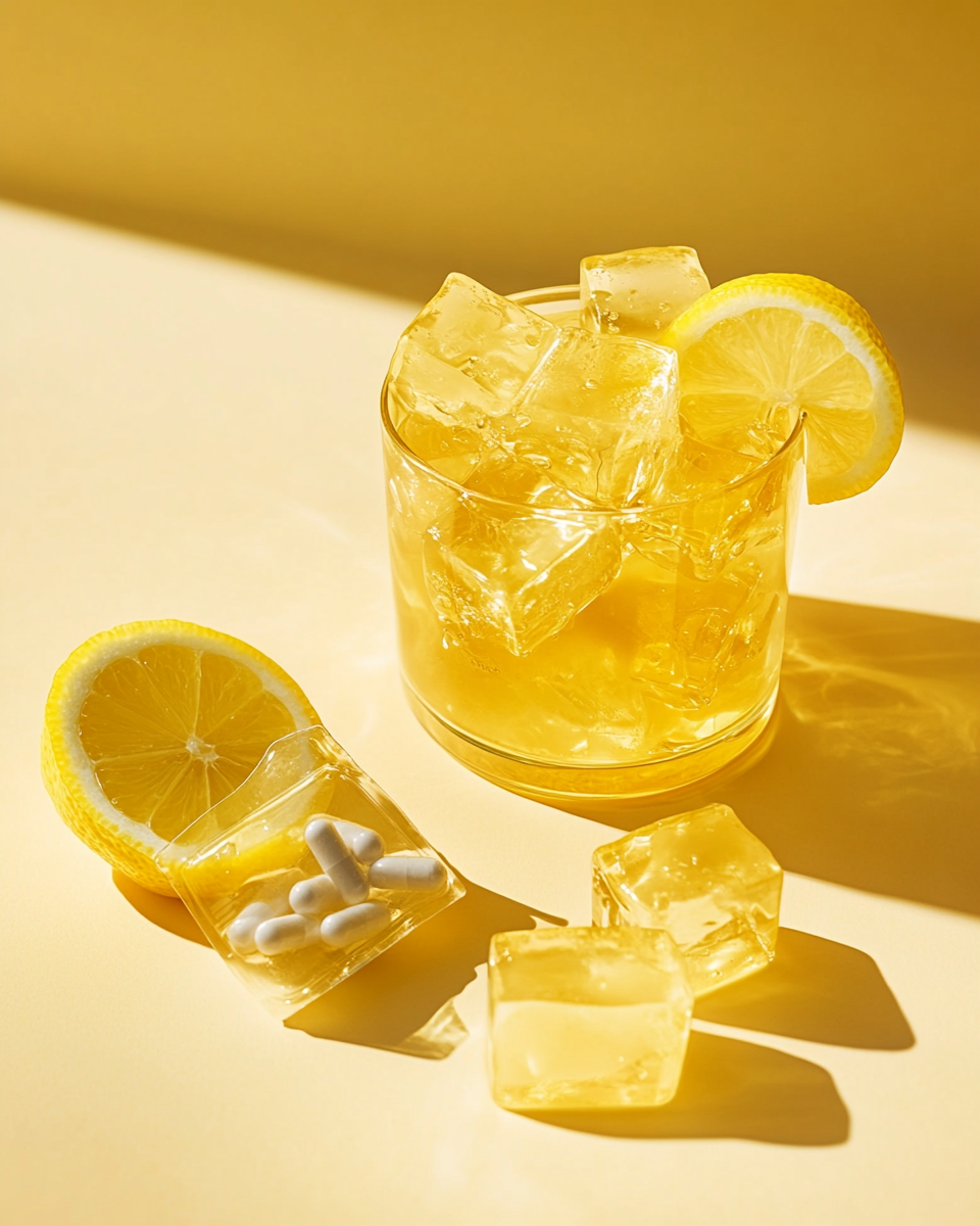 Close-up of jello texture