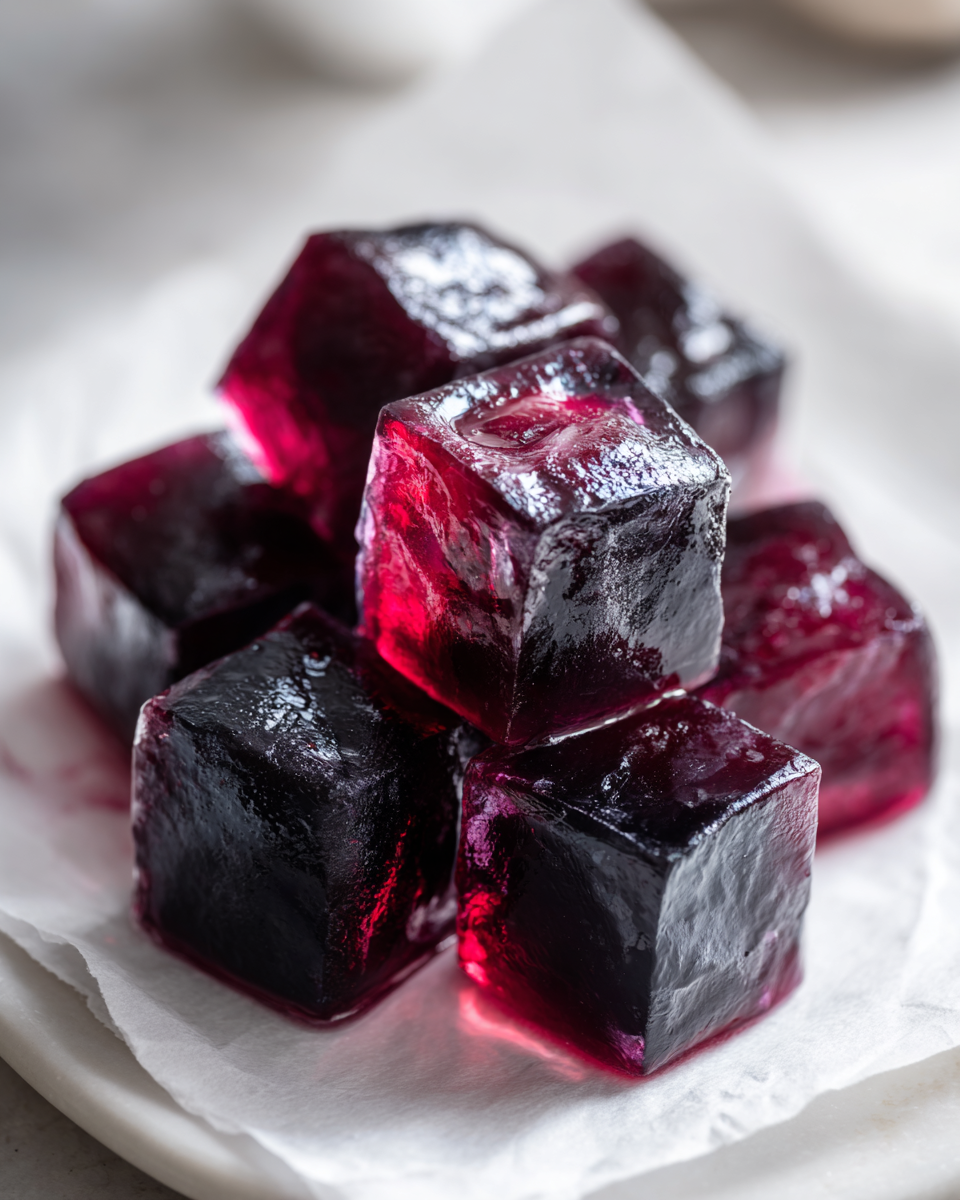 Close-up of fruit gelatin