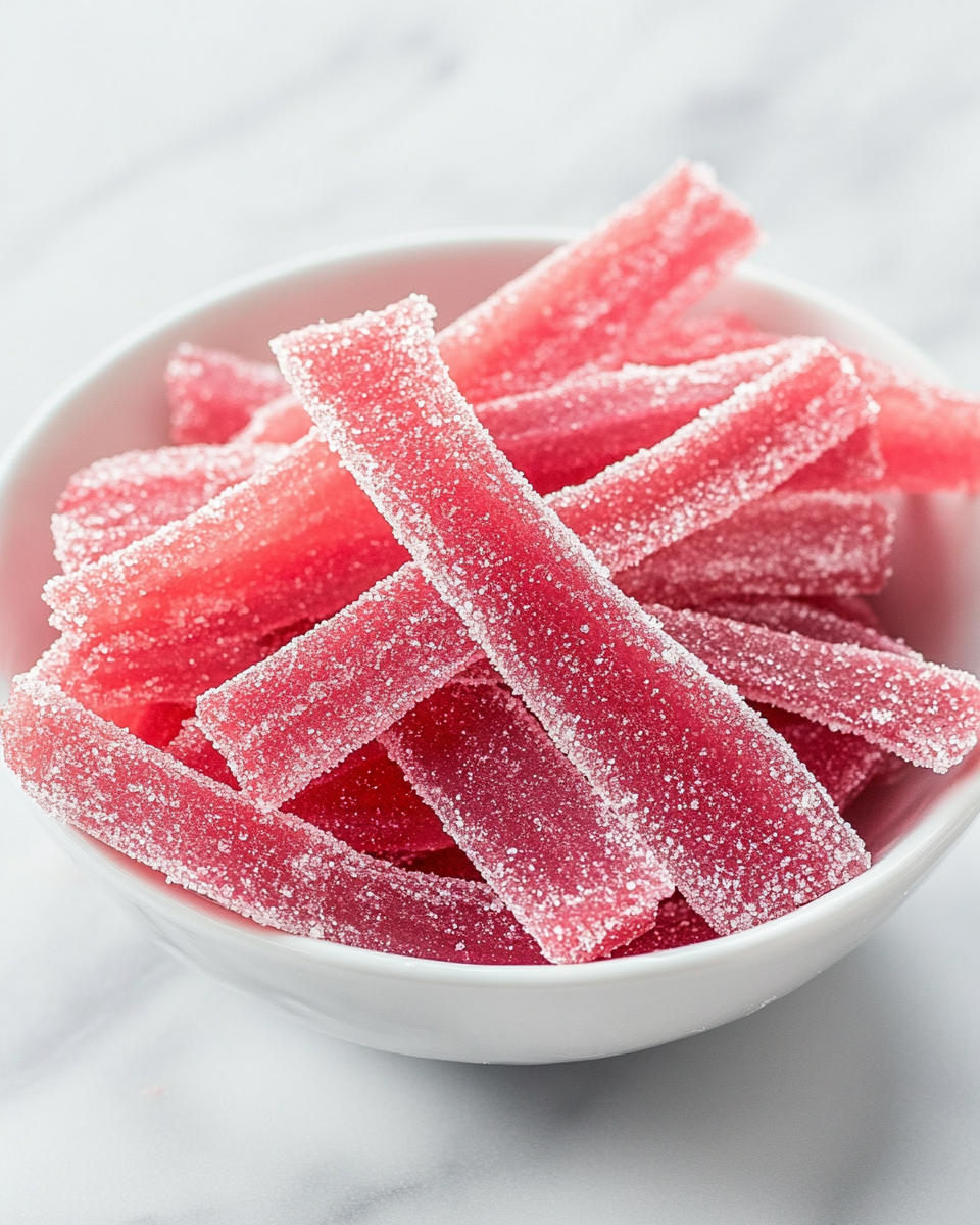 Rhubarb Sour Belts