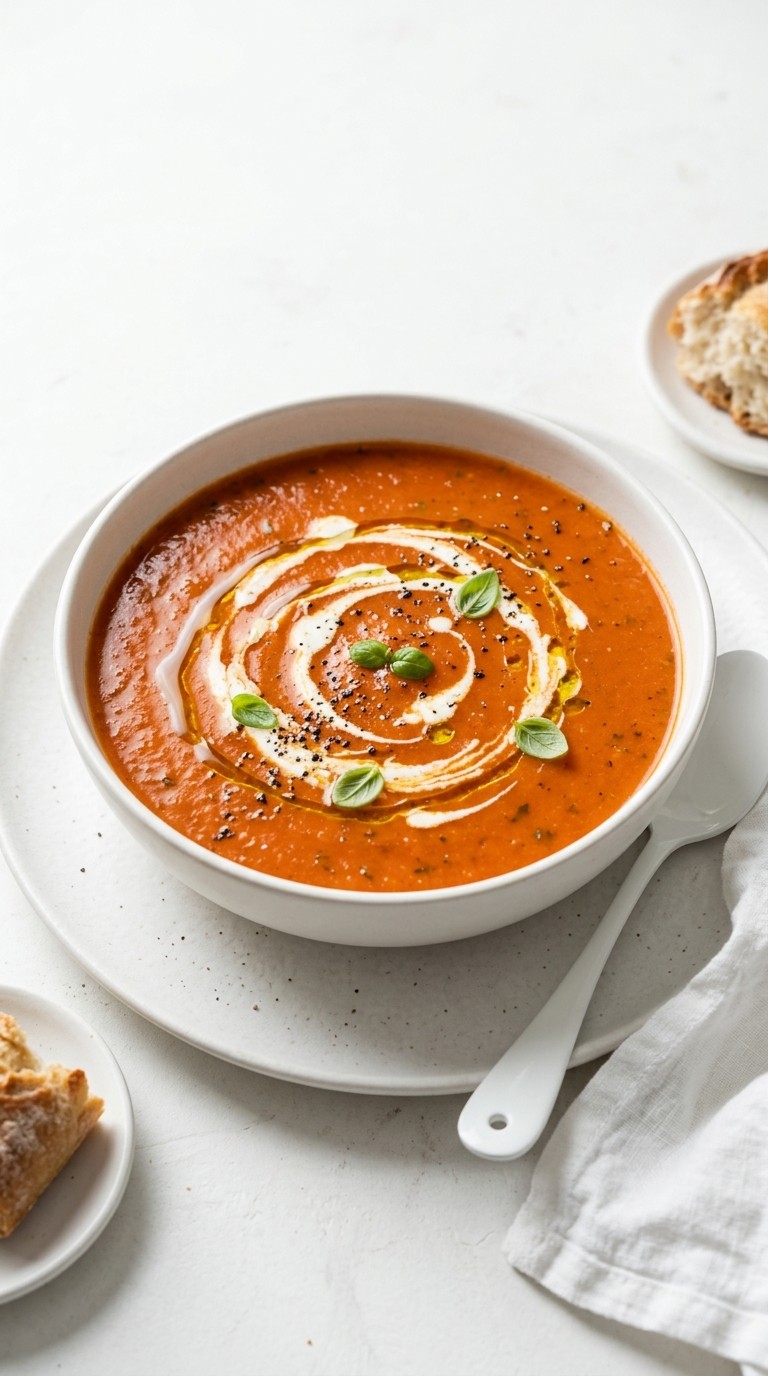 Tomato Basil Soup Recipe